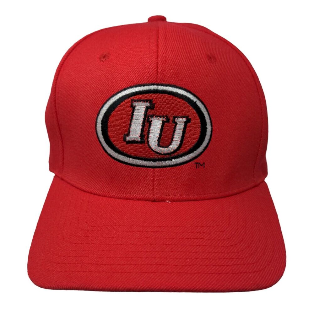 Lightwear Men's Snapback Hat Red Embroidered IU Hoosiers Logo Light Up Works!